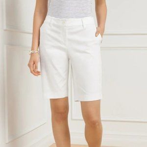 Talbots Women’s Perfect Shorts 10.5” – Color White - Size 4